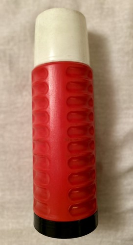 Thermos vintage rosso - thermos,