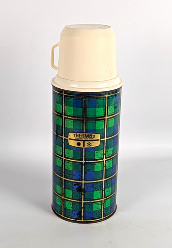 Vintage thermos vacuum flask - vintage,