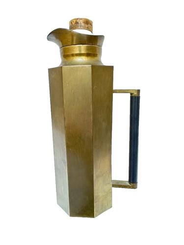 Thermos ottone massiccio arte - thermos,