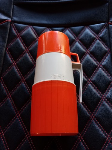 Vintage thermos orange and - thermos,
