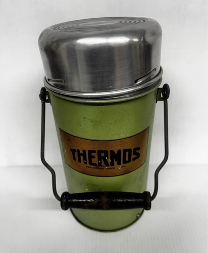 Vintage 1940 thermos wide - vintage,