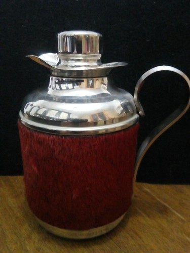 Thermos vintage metallo con - thermos,